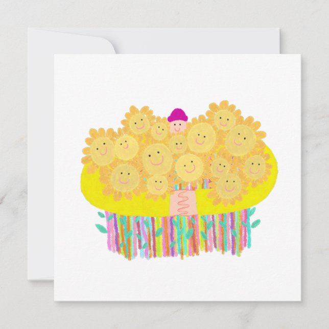 Fleurs pour anniversaire (Devant)