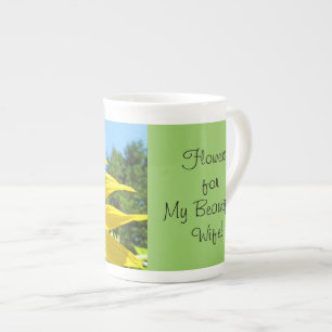 Fleurs pour ma belle épouse ! mugs Tournesols