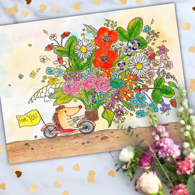 Fleurs pour vous carte postale de Nicole Janes (Créateur téléchargé)