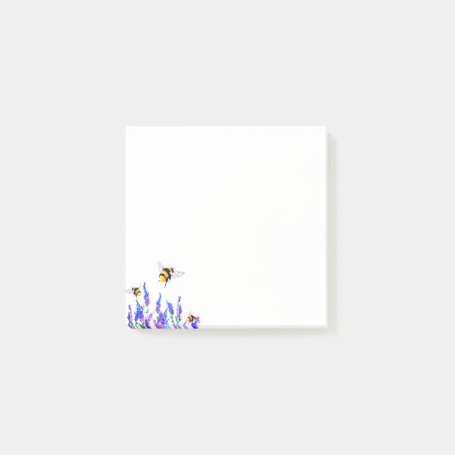 Fleurs printanières et notes post-it® (Devant)