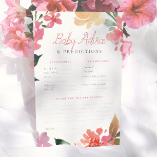 Fleurs printanières Jeu de prédictions et consei