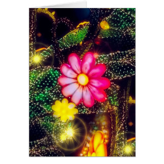 Fleurs rétro Lumières néon