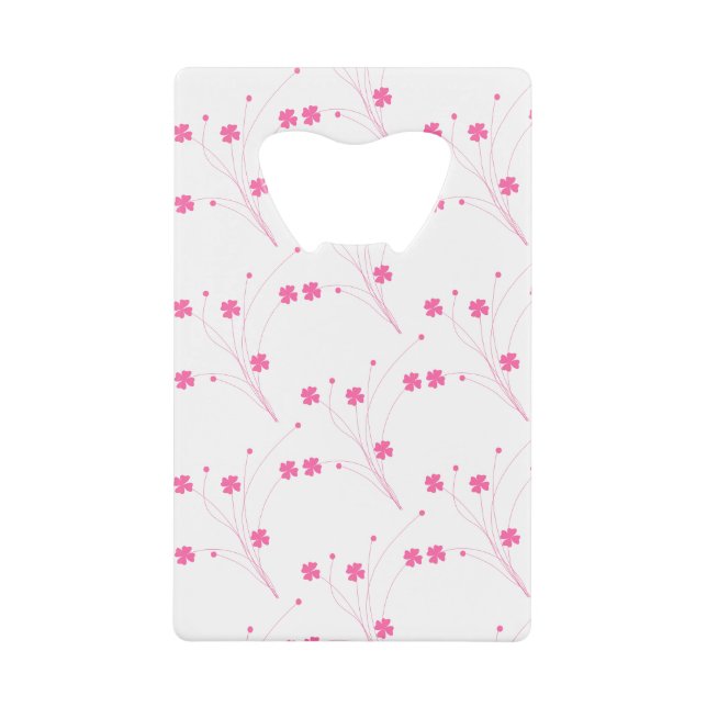 Fleurs roses Bubblegum, Petite impression Florale (Devant)