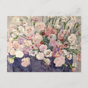 Fleurs roses de Mackintosh - Carte postale