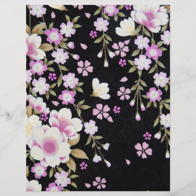 Fleurs roses en cascade tombantes (Devant)