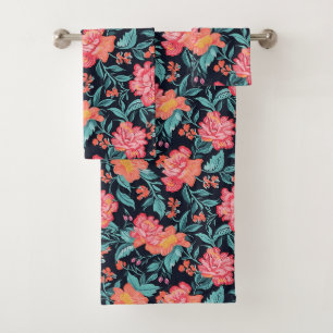 Fleurs roses et coraux