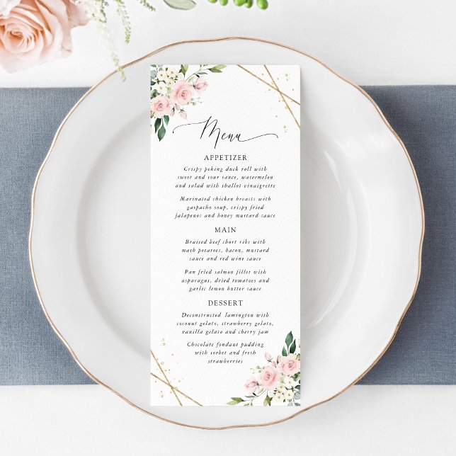 Fleurs roses, Fleurs blanches, Bohème, Menu de mar (Créateur téléchargé)