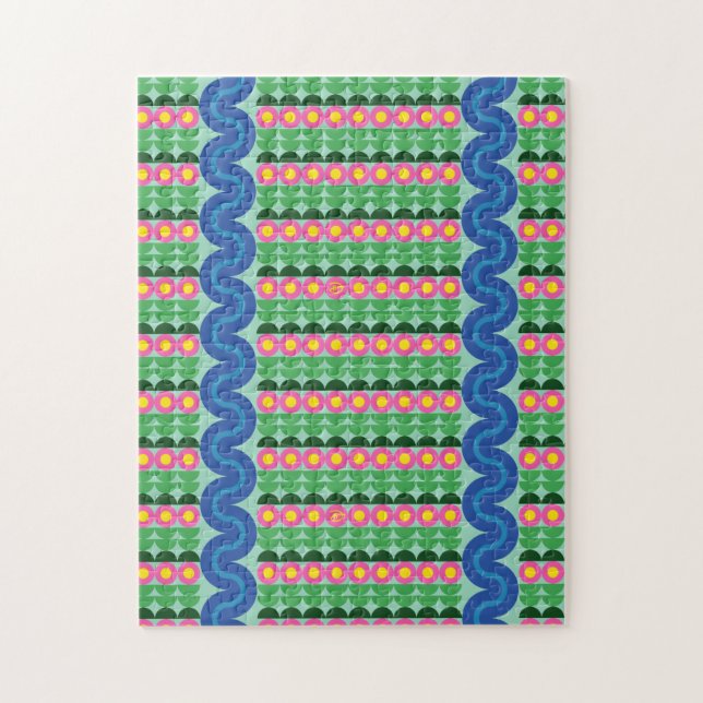Fleurs roses - Puzzle (Vertical)