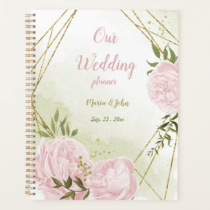 fleurs roses romantiques verdure mariage