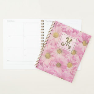 Fleurs Roses Rouges Monogramme Rose Jaune Blanc