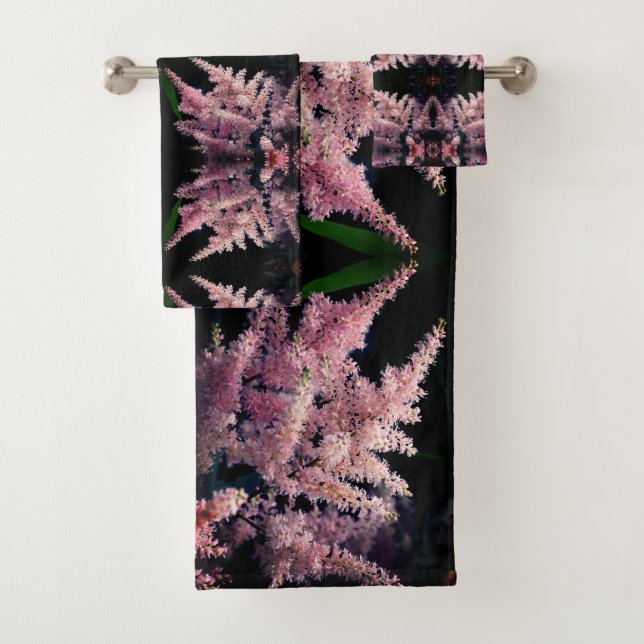 Fleurs roses vives Gros plan Motif Abstrait (En situation)