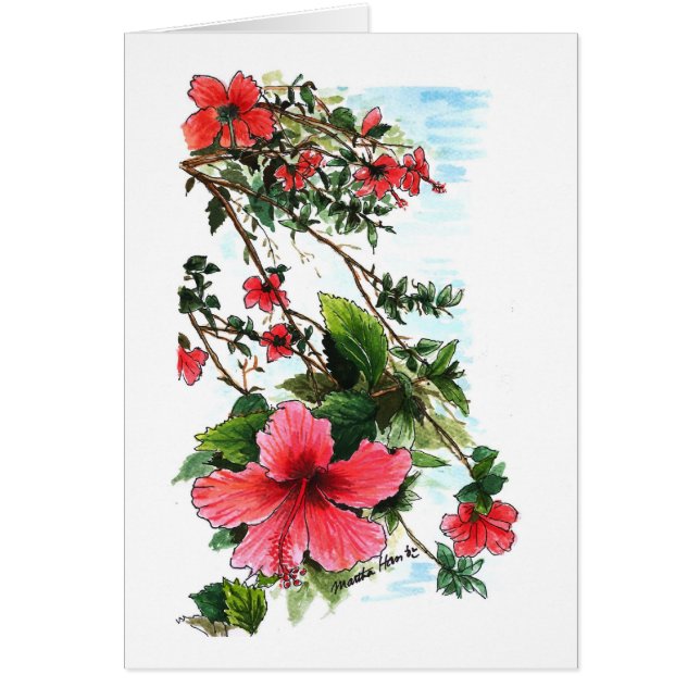 Fleurs rouges (Devant)