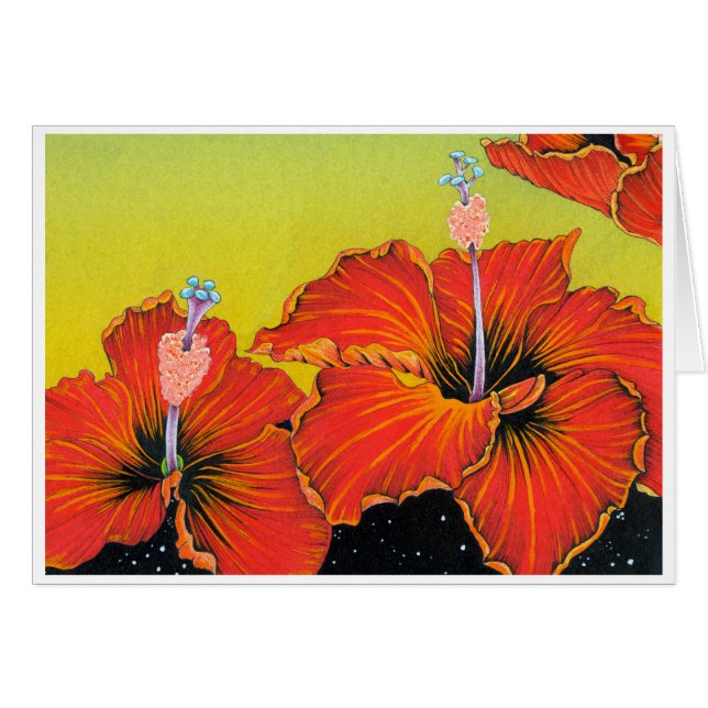 Fleurs rouges (Devant horizontal)