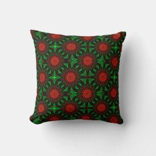 Fleurs Rouges Coussin American MoJo