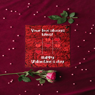 Fleurs rouges notre amour Valantine's day Merci Ca