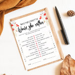 Fleurs rouges | Préférerait-Elle Jouer | Personnal<br><div class="desc">Belle conception que vous pouvez facilement customiser. Vous pouvez jouer avec elle dans une nuptiale,  une bachelorette,  une lingerie ou un baby shower; ajoutez vos mots ou phrases personnalisés.</div>