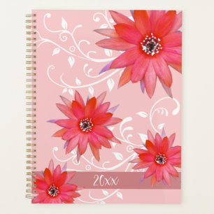 Fleurs rouges Whimsical Feuilles Tourbillonnant Aj