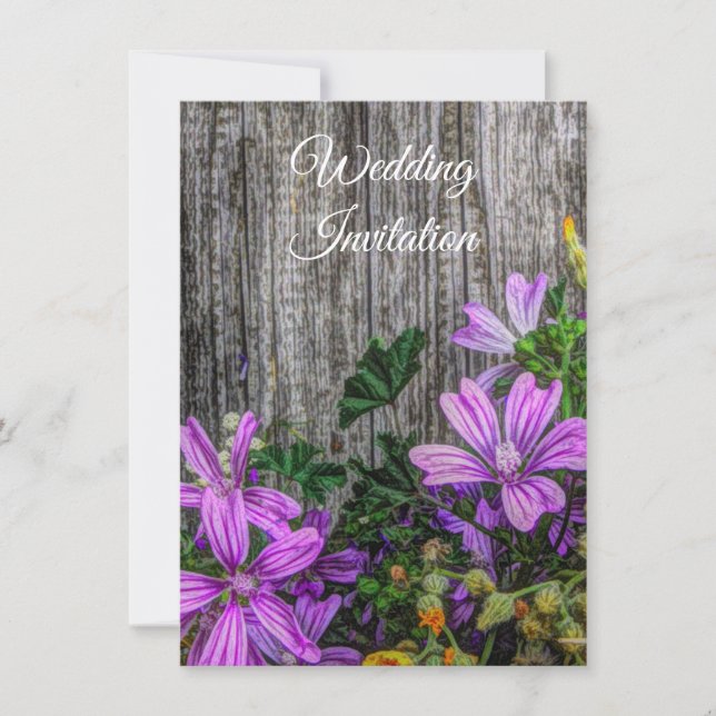 Fleurs rustiques De Pays Sur La Barne (Devant)