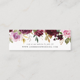 Fleurs Rustiques et Maussades Cartes de réponse