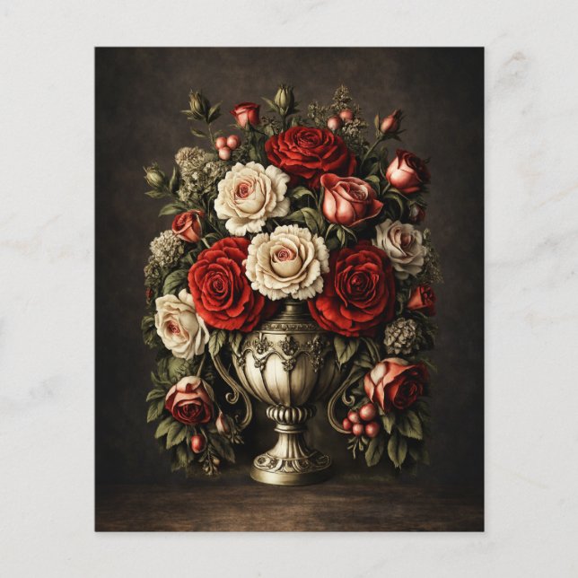 Fleurs rustiques réalistes  découpage et scrapbook (Devant)
