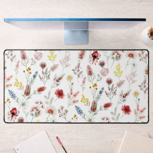 Fleurs sauvages aquarelles pastel romantiques