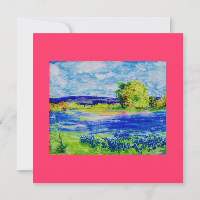 fleurs sauvages bleues (Devant)