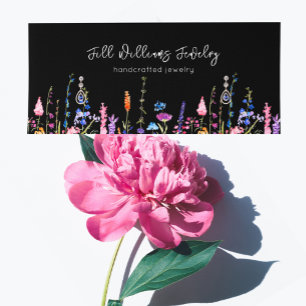 Fleurs sauvages ・ Boucles d'oreille Écrans Carte d