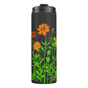 Fleurs sauvages Bouteille d'eau en acier inoxydabl