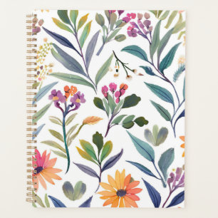 Fleurs sauvages colorées Aquarelle florale magni