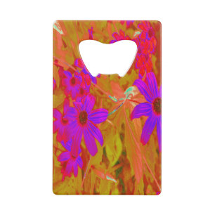 Fleurs sauvages colorées ultra-violettes, magenta