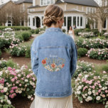 Fleurs sauvages colorés La Mariée Denim Veste<br><div class="desc">Beau Fleurs sauvages colorés La Mariage  Denim Veste</div>
