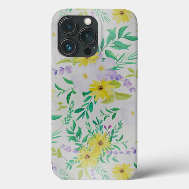 Fleurs sauvages Coque-Mate coque iphone (Verso)