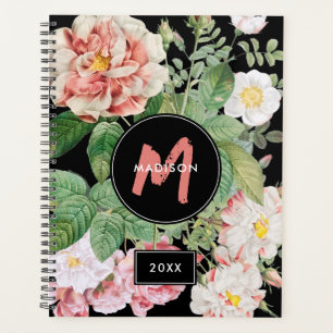 Fleurs sauvages d'aquarelle Rose noir rose