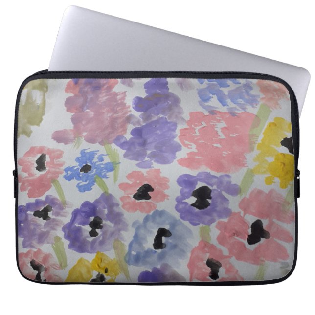 Fleurs sauvages d'été Sac électronique (Devant)