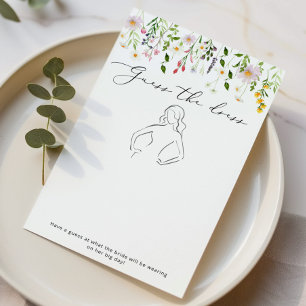 Fleurs sauvages Devinez la robe jeu de douche nupt