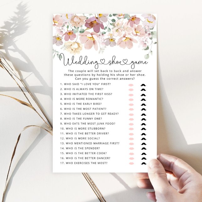 Fleurs sauvages élégants Le jeu de chaussures mari (Créateur téléchargé)