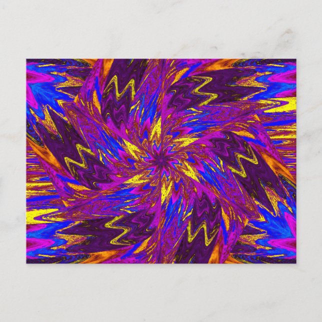 FLEURS SAUVAGES EN PASTELS 14 Carte postale (Devant)