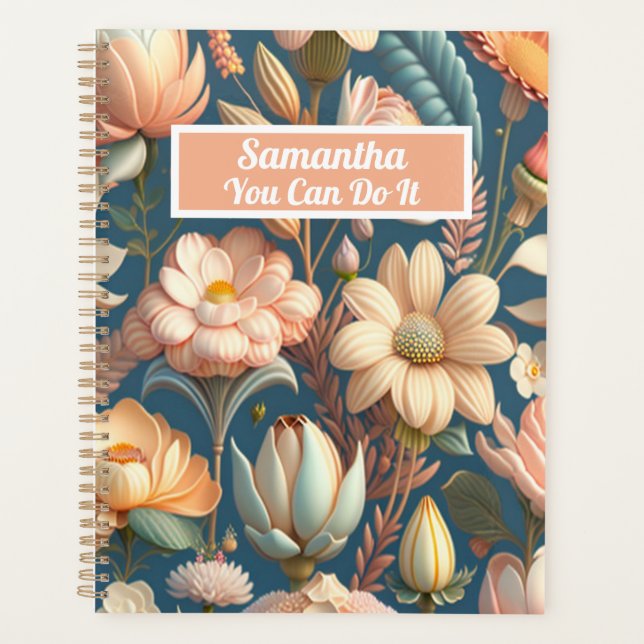 Fleurs sauvages jaunes "Vous pouvez le faire" flor (Devant)