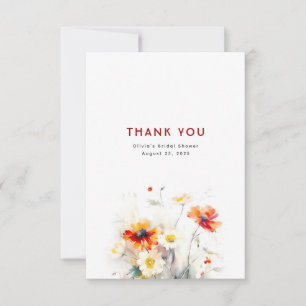 Fleurs sauvages Merci