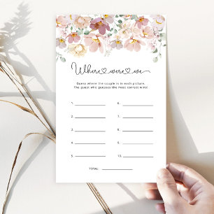 Fleurs sauvages Où étions-nous le jeu de douche nu