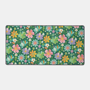 Fleurs sauvages Pastel En Rose Violet Orange Et Ve