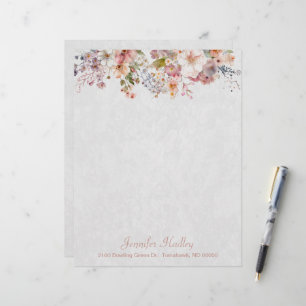 Fleurs sauvages Pastel sur mesure