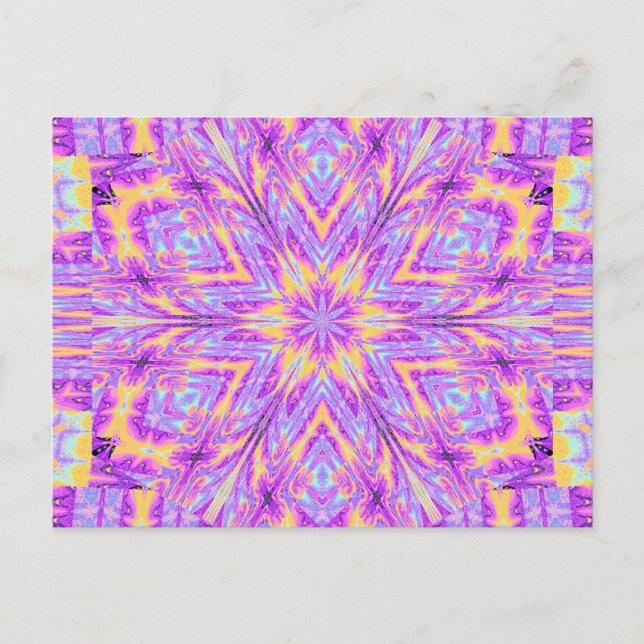 FLEURS SAUVAGES PEINTS 2 Carte postale (Devant)
