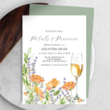 Fleurs sauvages Pétales & Prosecco Réception de ma