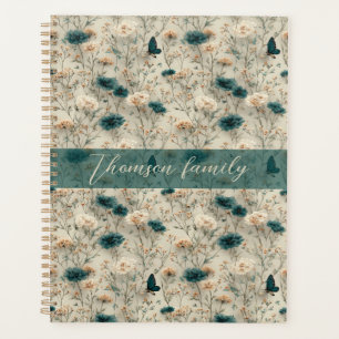 Fleurs sauvages printanières vintage & papillon po