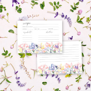 fleurs sauvages - recette de douche nuptiale