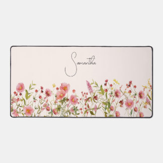 Fleurs sauvages roses personnalisés
