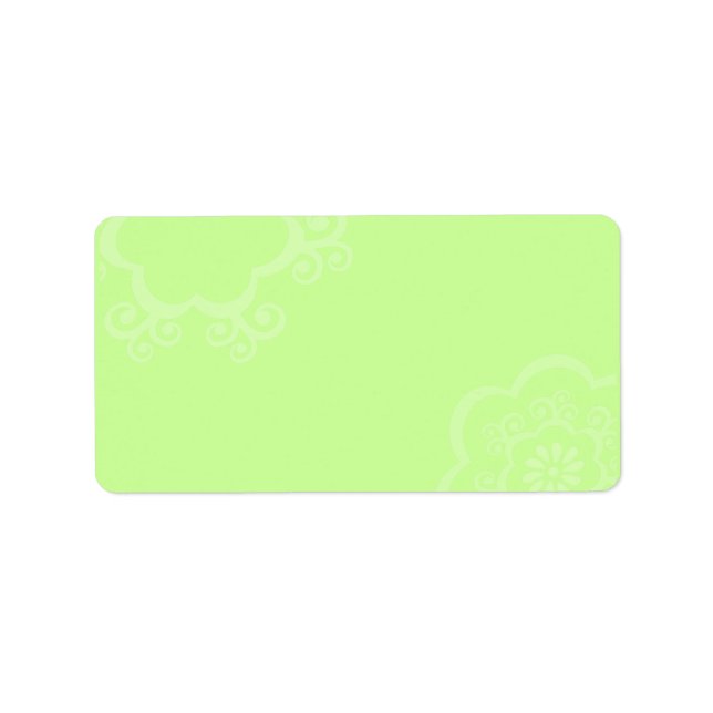 FLEURS STAR Imprimez vos propres Étiquettes (Devant)