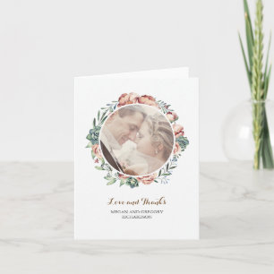 fleurs succulentes aquarelle automne merci photo