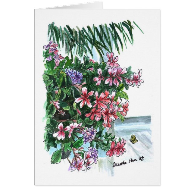 Fleurs sur une rue (Devant)
